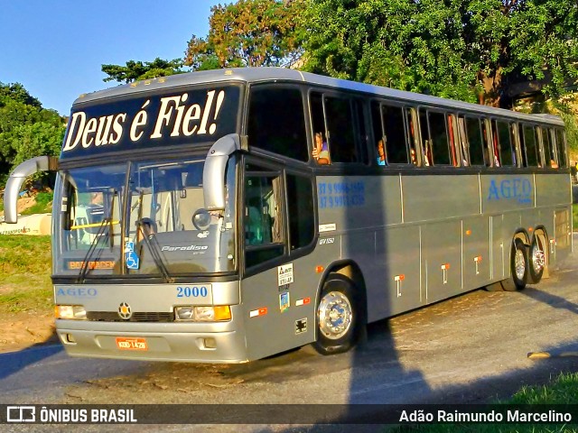 Ageo Turismo 2000 na cidade de Belo Horizonte, Minas Gerais, Brasil, por Adão Raimundo Marcelino. ID da foto: 7367363.