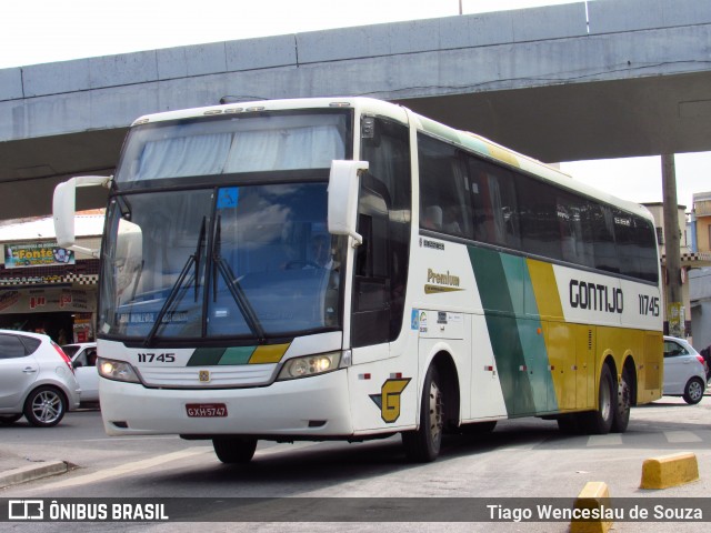 Empresa Gontijo de Transportes 11745 na cidade de Belo Horizonte, Minas Gerais, Brasil, por Tiago Wenceslau de Souza. ID da foto: 7367132.