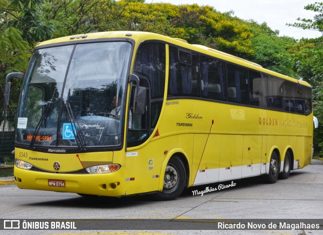 Viação Itapemirim 5543 na cidade de São Paulo, São Paulo, Brasil, por Ricardo Novo de Magalhaes. ID da foto: 7366215.