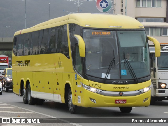 Viação Itapemirim 60075 na cidade de Florianópolis, Santa Catarina, Brasil, por Brunno Alexandre. Número da foto: #7371369.