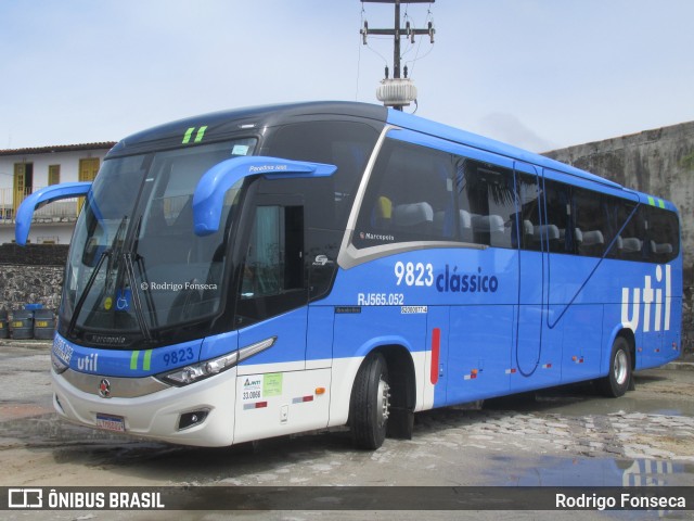 UTIL - União Transporte Interestadual de Luxo 9823 na cidade de Maceió, Alagoas, Brasil, por Rodrigo Fonseca. ID da foto: 7371195.