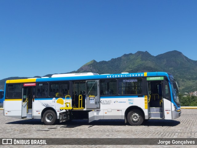 Viação Redentor C47643 na cidade de Rio de Janeiro, Rio de Janeiro, Brasil, por Jorge Gonçalves. Número da foto: #7368168.