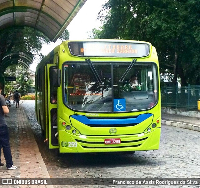 EMTRACOL - Empresa de Transportes Coletivos 03259 na cidade de Teresina, Piauí, Brasil, por Francisco de Assis Rodrigues da Silva. ID da foto: 7368507.