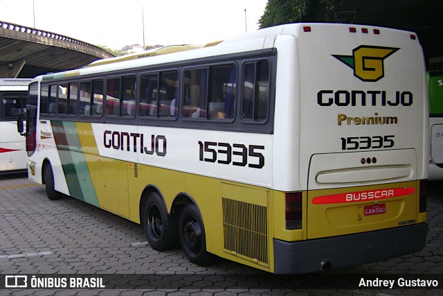 Empresa Gontijo de Transportes 15335 na cidade de Belo Horizonte, Minas Gerais, Brasil, por Andrey Gustavo. ID da foto: 7369634.