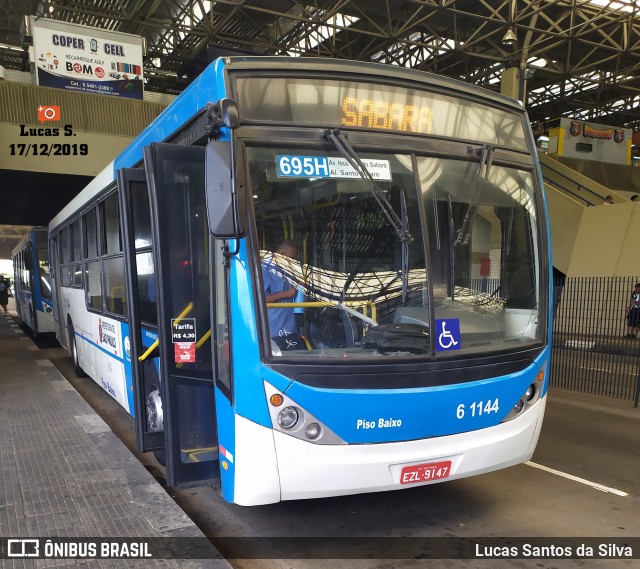Viação Grajaú S.A. 6 1144 na cidade de São Paulo, São Paulo, Brasil, por Lucas Santos da Silva. Número da foto: #7369212.