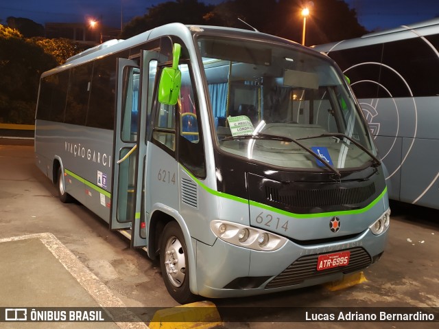 Viação Garcia 6214 na cidade de Londrina, Paraná, Brasil, por Lucas Adriano Bernardino. ID da foto: 7368303.