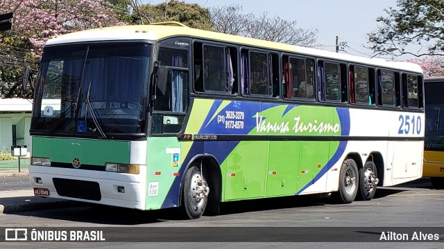 Vanusa Turismo 2510 na cidade de Belo Horizonte, Minas Gerais, Brasil, por Ailton Alves. ID da foto: 7368429.