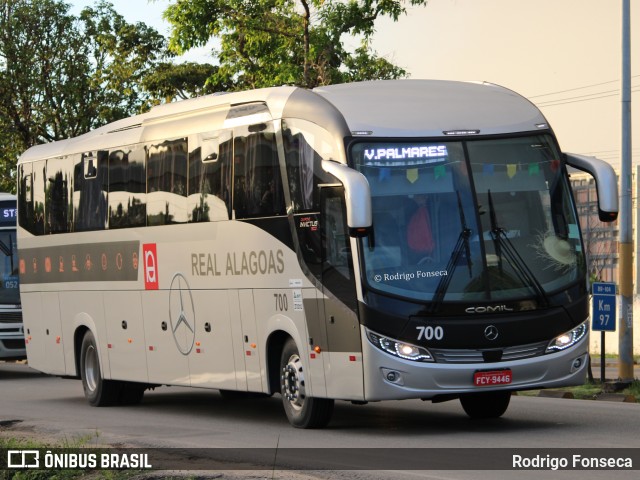 Real Alagoas de Viação 700 na cidade de Maceió, Alagoas, Brasil, por Rodrigo Fonseca. ID da foto: 7371230.