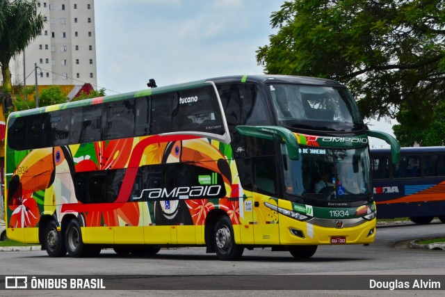 Viação Sampaio 11934 na cidade de Mogi das Cruzes, São Paulo, Brasil, por Douglas Alvim. Número da foto: #7372968.