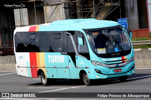 Turim Transportes e Serviços 8232 na cidade de Salvador, Bahia, Brasil, por Felipe Pessoa de Albuquerque. ID da foto: 7373205.