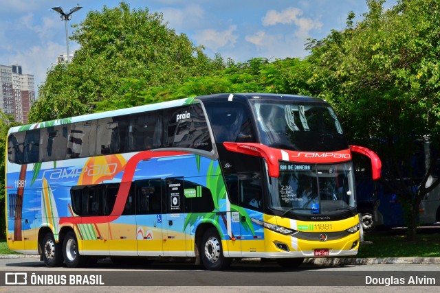 Viação Sampaio 11881 na cidade de Mogi das Cruzes, São Paulo, Brasil, por Douglas Alvim. Número da foto: #7372333.