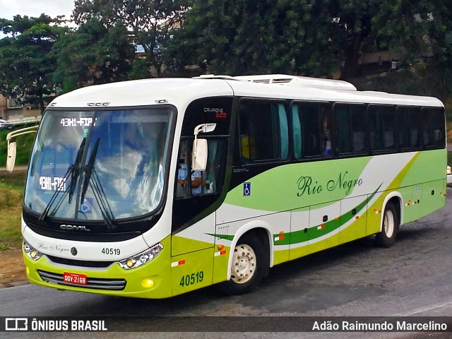 Rio Negro Fretamento e Turismo 40519 na cidade de Belo Horizonte, Minas Gerais, Brasil, por Adão Raimundo Marcelino. Número da foto: #7373917.