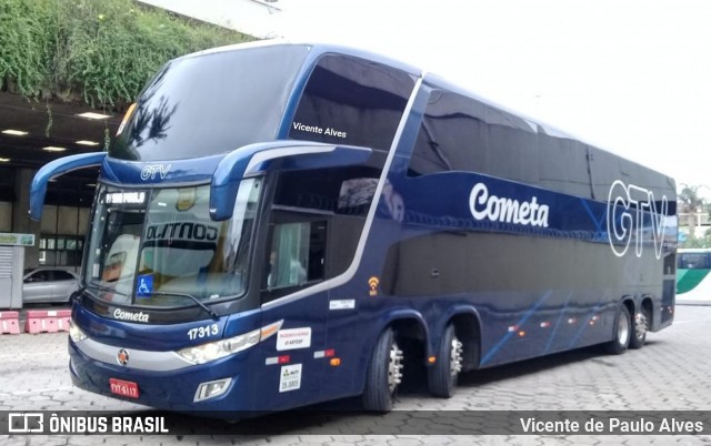 Viação Cometa 17313 na cidade de Belo Horizonte, Minas Gerais, Brasil, por Vicente de Paulo Alves. ID da foto: 7373619.