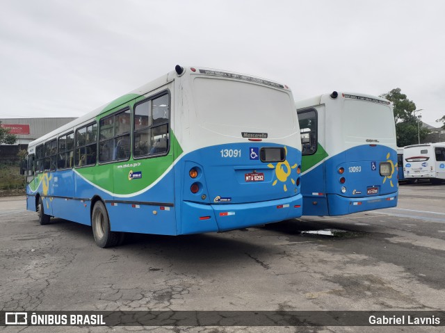 Vereda Transporte Ltda. 13091 na cidade de Vila Velha, Espírito Santo, Brasil, por Gabriel Lavnis. ID da foto: 7374127.