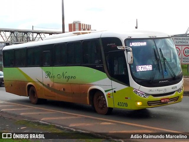 Rio Negro Fretamento e Turismo 43319 na cidade de Belo Horizonte, Minas Gerais, Brasil, por Adão Raimundo Marcelino. Número da foto: #7373944.