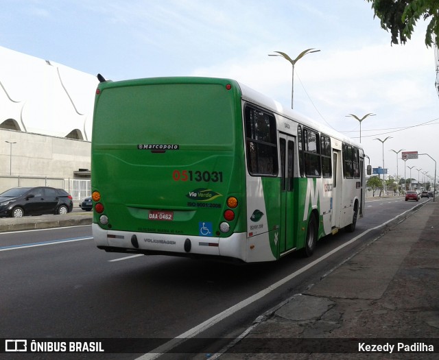 Via Verde Transportes Coletivos 0513031 na cidade de Manaus, Amazonas, Brasil, por Kezedy Padilha. ID da foto: 7372238.