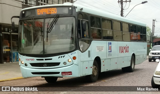 Empresa de Transporte Coletivo Viamão 8111 na cidade de Viamão, Rio Grande do Sul, Brasil, por Max Ramos. ID da foto: 7374082.