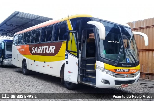 Saritur - Santa Rita Transporte Urbano e Rodoviário 26700 na cidade de Belo Horizonte, Minas Gerais, Brasil, por Vicente de Paulo Alves. Número da foto: #7373745.