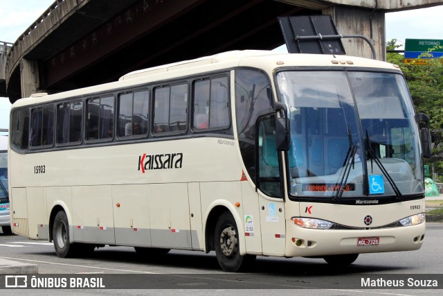 Kaissara - Viação Caiçara 15903 na cidade de Rio de Janeiro, Rio de Janeiro, Brasil, por Matheus Souza. ID da foto: 7372004.