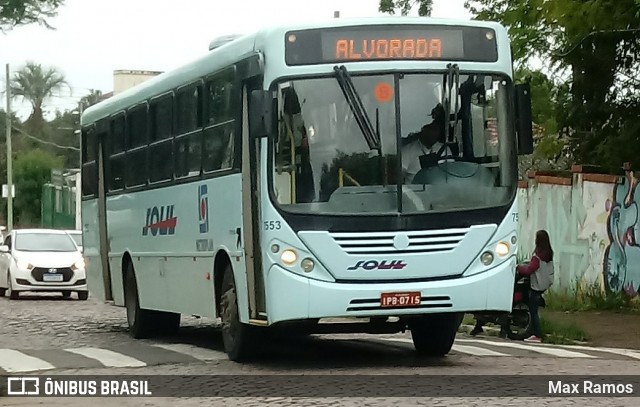 SOUL - Sociedade de Ônibus União Ltda. 7553 na cidade de Viamão, Rio Grande do Sul, Brasil, por Max Ramos. ID da foto: 7374085.