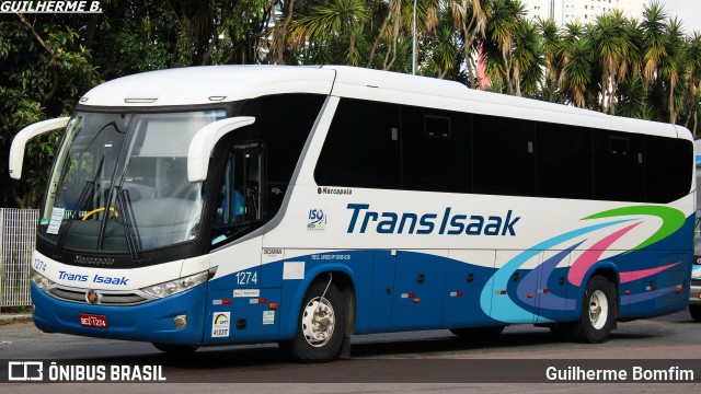 Trans Isaak Turismo 1274 na cidade de Curitiba, Paraná, Brasil, por Guilherme Bomfim. ID da foto: 7372303.