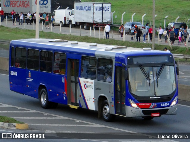 Litorânea Transportes Coletivos 82.604 na cidade de Aparecida, São Paulo, Brasil, por Lucas Oliveira. ID da foto: 7371924.