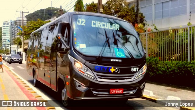 City Transporte Urbano Intermodal - Guarujá 507 na cidade de Guarujá, São Paulo, Brasil, por Jonny Lopes. ID da foto: 7374313.