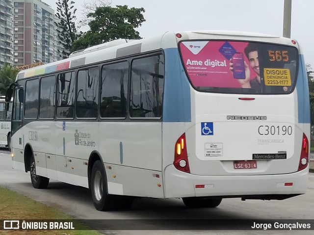Transportes Futuro C30190 na cidade de Rio de Janeiro, Rio de Janeiro, Brasil, por Jorge Gonçalves. Número da foto: #7289548.