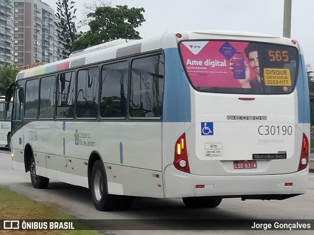 Transportes Futuro C30190 na cidade de Rio de Janeiro, Rio de Janeiro, Brasil, por Jorge Gonçalves. ID da foto: 7289548.