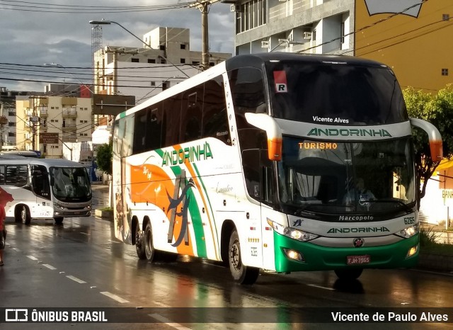 Empresa de Transportes Andorinha 6265 na cidade de Aparecida, São Paulo, Brasil, por Vicente de Paulo Alves. ID da foto: 7289850.