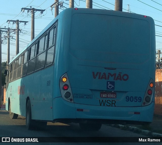 Empresa de Transporte Coletivo Viamão 9059 na cidade de Viamão, Rio Grande do Sul, Brasil, por Max Ramos. ID da foto: 7291547.