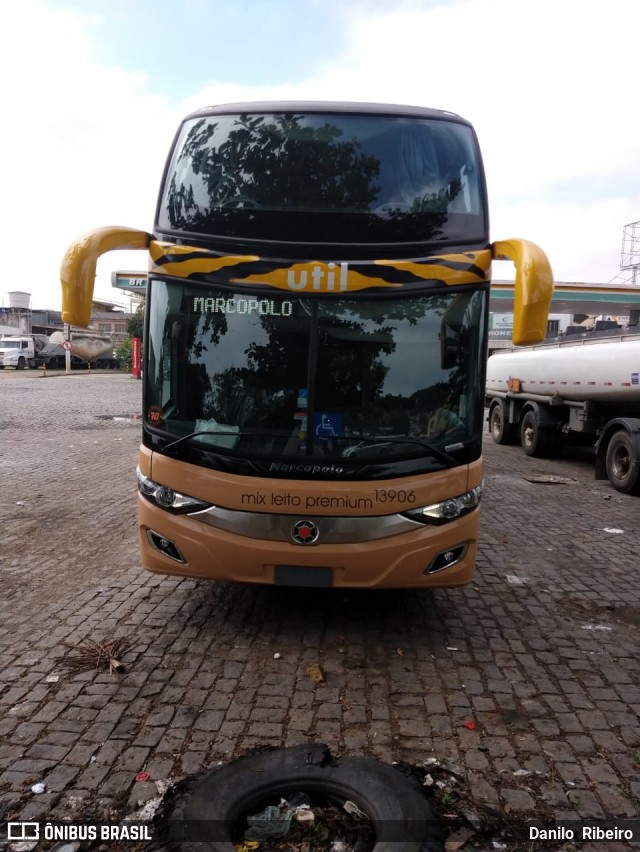 UTIL - União Transporte Interestadual de Luxo 13906 na cidade de Volta Redonda, Rio de Janeiro, Brasil, por Danilo  Ribeiro. Número da foto: #7289513.