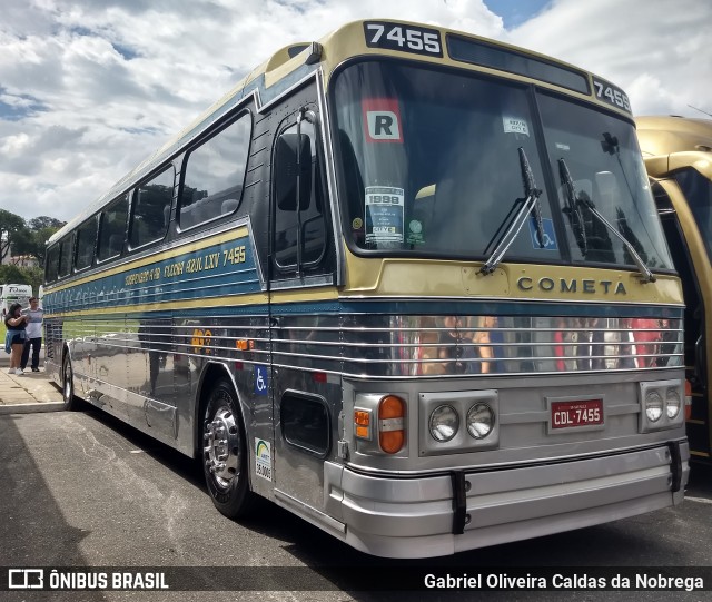 Viação Cometa 7455 na cidade de São Paulo, São Paulo, Brasil, por Gabriel Oliveira Caldas da Nobrega. Número da foto: #7289508.