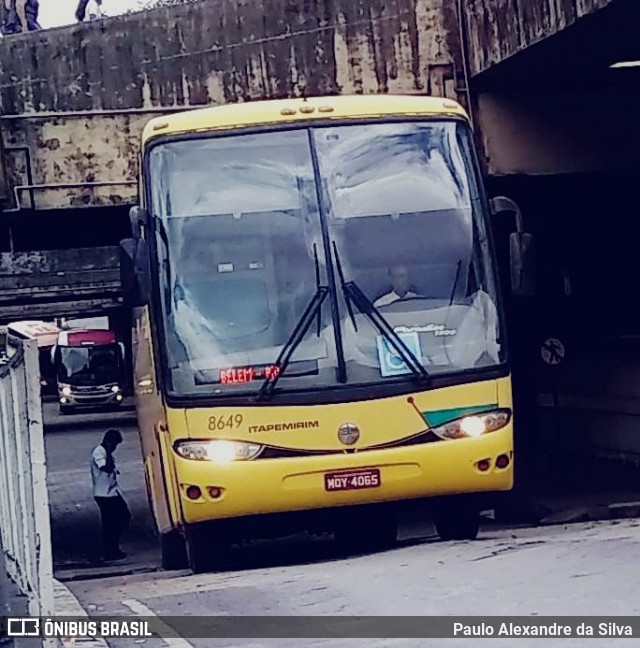 Viação Itapemirim 8649 na cidade de Belo Horizonte, Minas Gerais, Brasil, por Paulo Alexandre da Silva. Número da foto: #7291465.