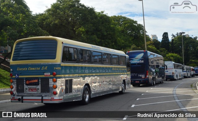 Viação Cometa 7455 na cidade de São Paulo, São Paulo, Brasil, por Rudnei Aparecido da Silva. Número da foto: #7291775.