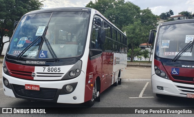 Transwolff Transportes e Turismo 7 8065 na cidade de Diadema, São Paulo, Brasil, por Felipe Pereira Evangelista. Número da foto: #7289638.