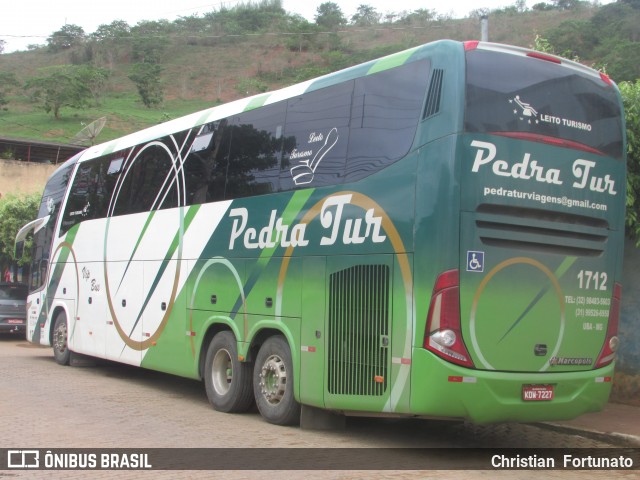 Pedra Tur Transportes e Turismo 1712 na cidade de Urucânia, Minas Gerais, Brasil, por Christian  Fortunato. ID da foto: 7289481.