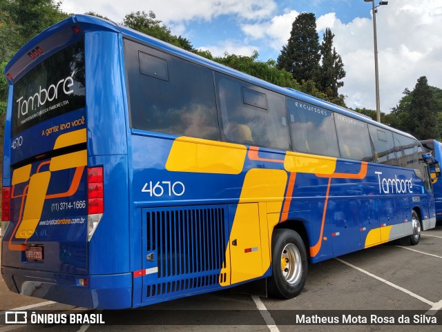 Transportadora Turística Tamboré 4670 na cidade de São Paulo, São Paulo, Brasil, por Matheus Mota Rosa da Silva. ID da foto: 7291268.