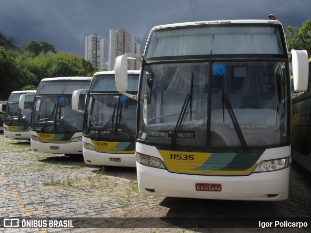 Empresa Gontijo de Transportes 11535 na cidade de Belo Horizonte, Minas Gerais, Brasil, por Igor Policarpo. ID da foto: 7291627.