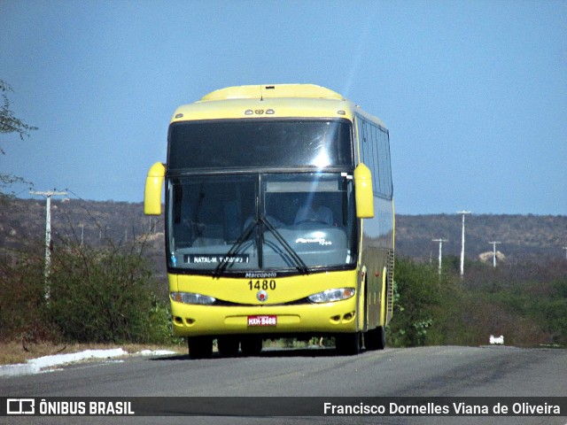 Viação Nordeste 1480 na cidade de Angicos, Rio Grande do Norte, Brasil, por Francisco Dornelles Viana de Oliveira. Número da foto: #7290429.