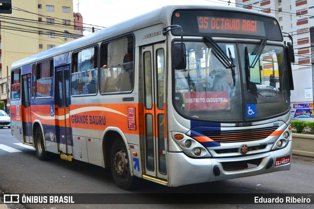 Transportes Coletivos Grande Bauru 2037 na cidade de Bauru, São Paulo, Brasil, por Eduardo Ribeiro. ID da foto: 7289524.