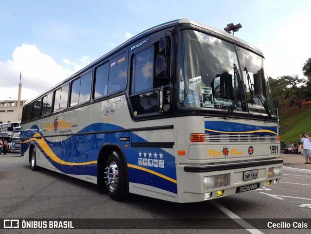 Vip Bus Comércio de Ônibus 1991 na cidade de São Paulo, São Paulo, Brasil, por Cecilio Cais. Número da foto: #7289609.
