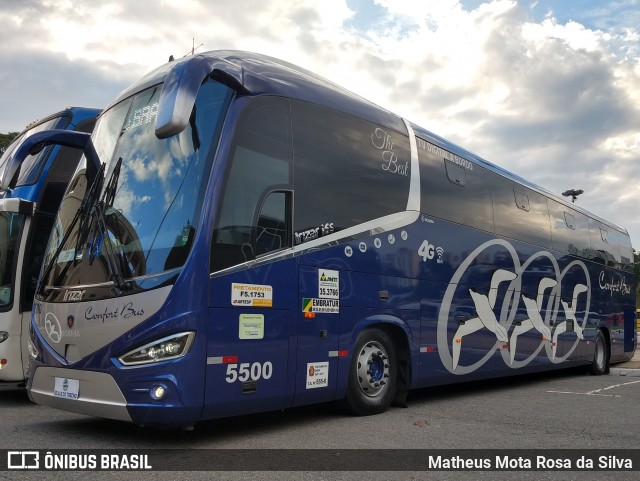 Confort Bus Viagens e Turismo 5500 na cidade de São Paulo, São Paulo, Brasil, por Matheus Mota Rosa da Silva. Número da foto: #7291308.