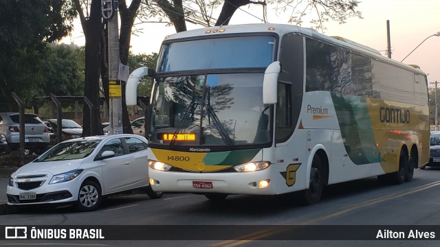 Empresa Gontijo de Transportes 14800 na cidade de Belo Horizonte, Minas Gerais, Brasil, por Ailton Alves. ID da foto: 7292327.