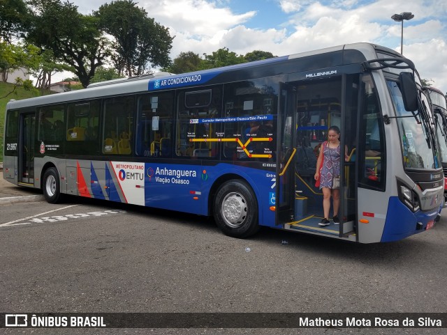 Viação Osasco 21.997 na cidade de São Paulo, São Paulo, Brasil, por Matheus Mota Rosa da Silva. Número da foto: #7291215.