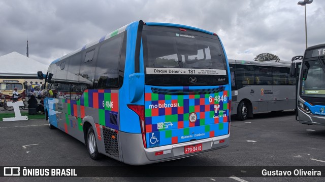 Viação Paratodos > São Jorge > Metropolitana São Paulo > Mobibrasil 6 4846 na cidade de São Paulo, São Paulo, Brasil, por Gustavo Oliveira. ID da foto: 7291651.