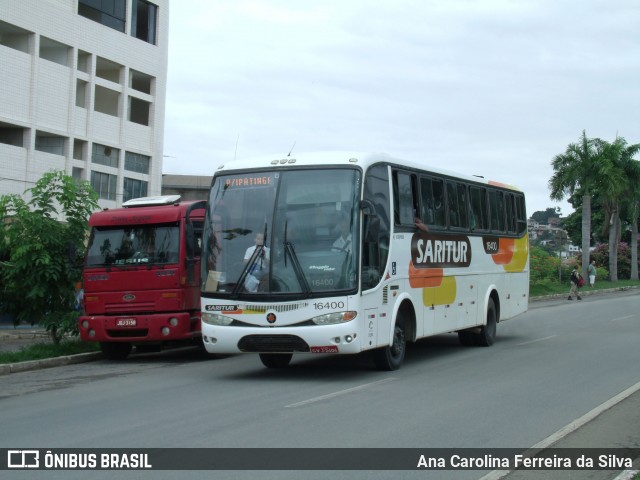 Saritur - Santa Rita Transporte Urbano e Rodoviário 16400 na cidade de Ipatinga, Minas Gerais, Brasil, por Ana Carolina Ferreira da Silva. Número da foto: #7291946.