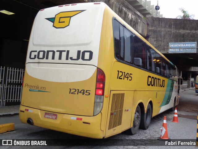 Empresa Gontijo de Transportes 12145 na cidade de Belo Horizonte, Minas Gerais, Brasil, por Fabri Ferreira. ID da foto: 7291153.