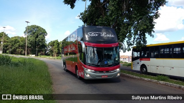 Expresso São Luiz 8080 na cidade de Anápolis, Goiás, Brasil, por Sullyvan Martins Ribeiro. ID da foto: 7375433.