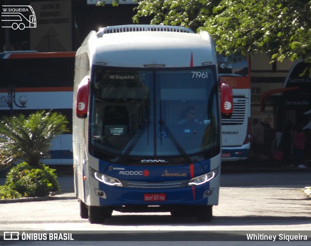 Viação Riodoce 71961 na cidade de Vitória, Espírito Santo, Brasil, por Whitiney Siqueira. ID da foto: 7376213.